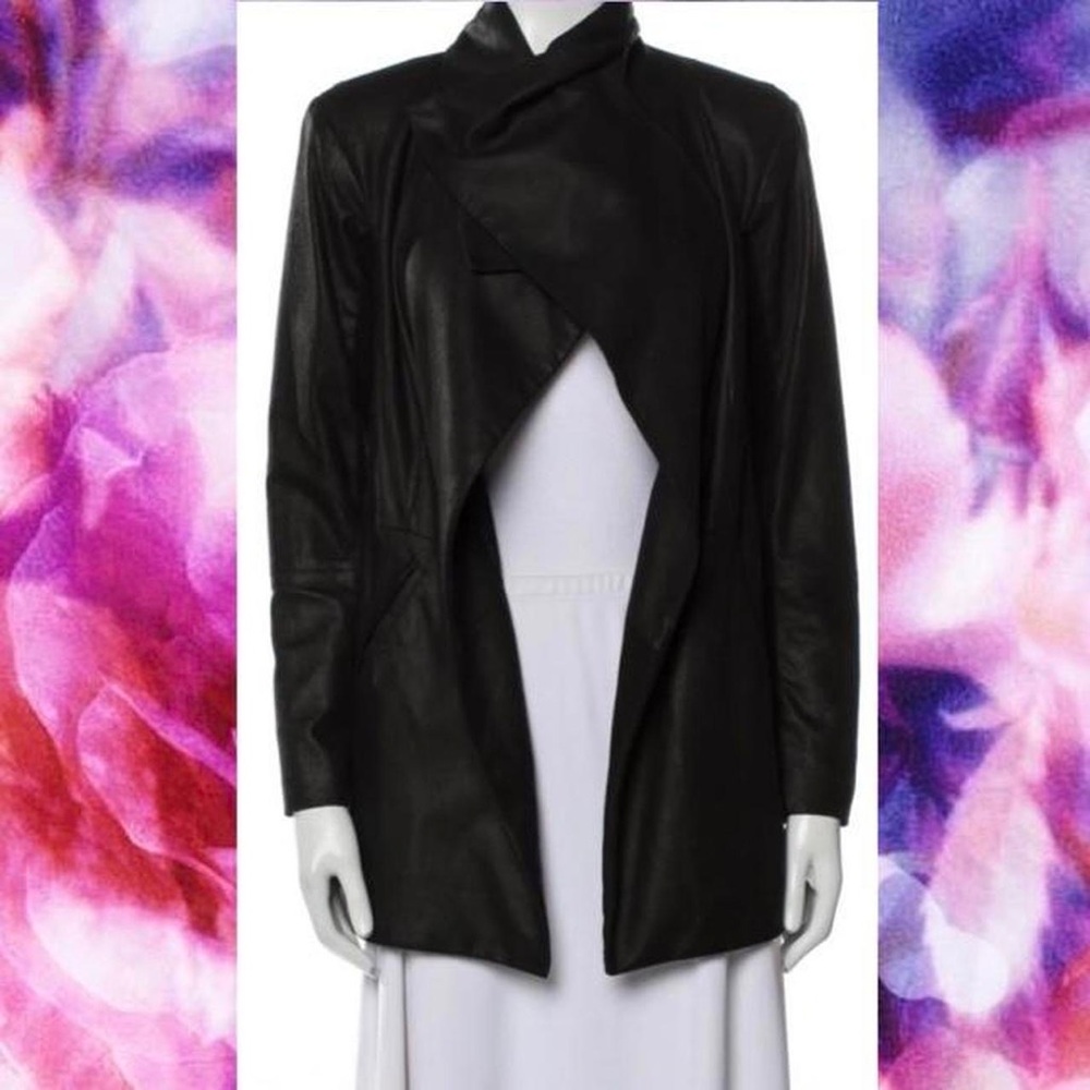 🌹🖤 Veda Leather Cape 🖤🌹 leather cape jacket